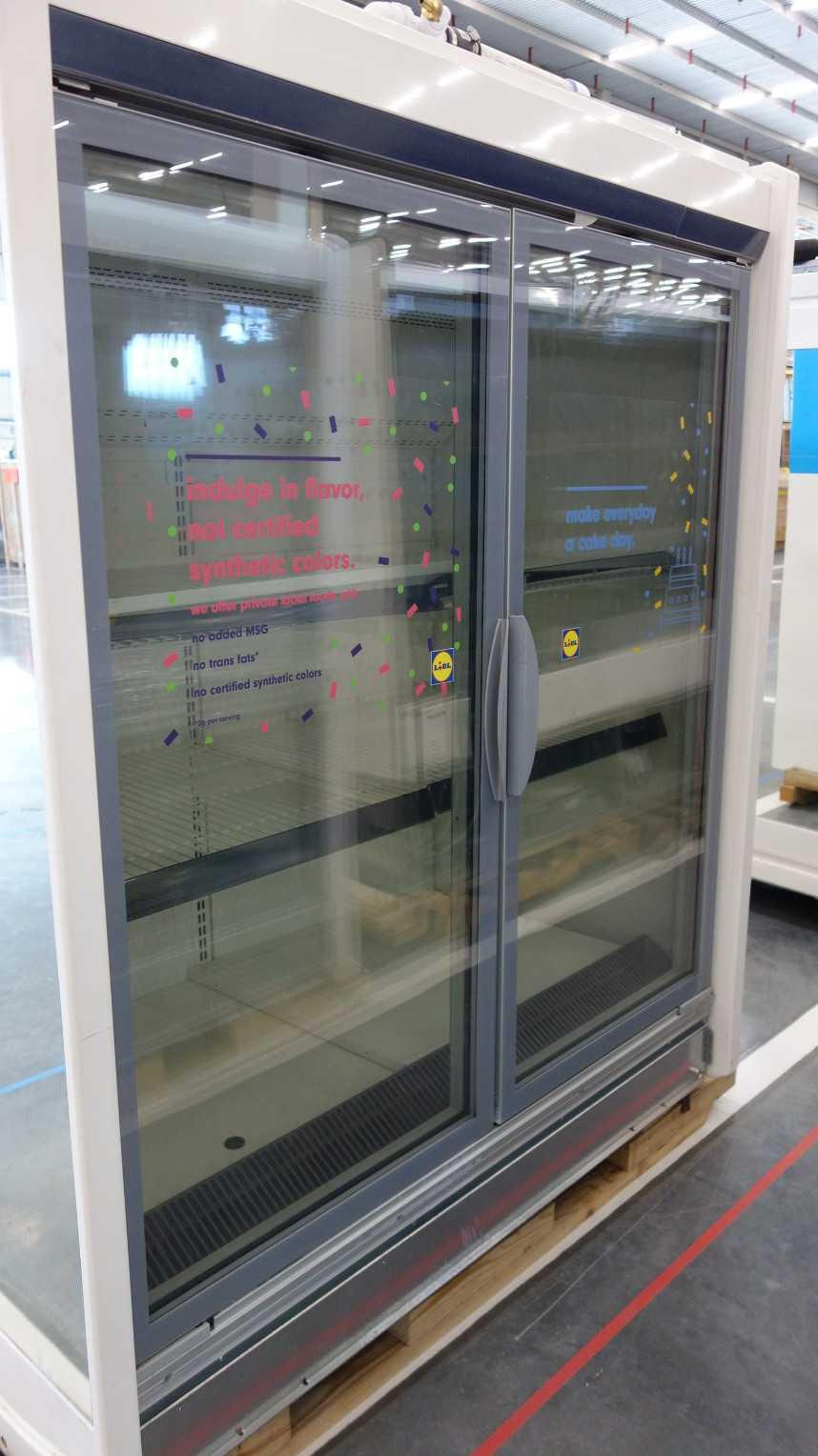 AHT VENTO GREEN MC FREEZE 156 2 DOOR MULTI-SHELF CHEST CAKE FREEZER 1.050W 208-240V-AC