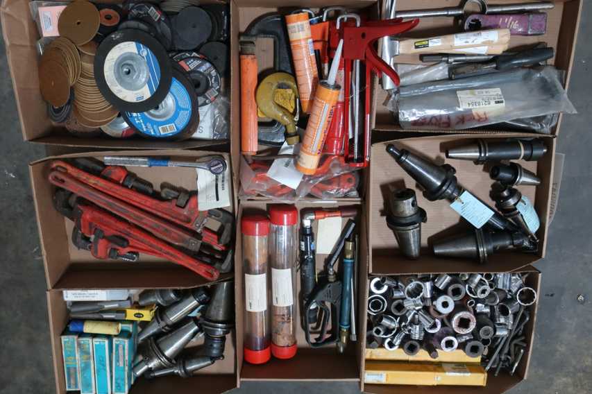 3 PALLETS OF ASSORTED HAND TOOLS, PARTS AND ACCESSORIES - HAND TOOLS
