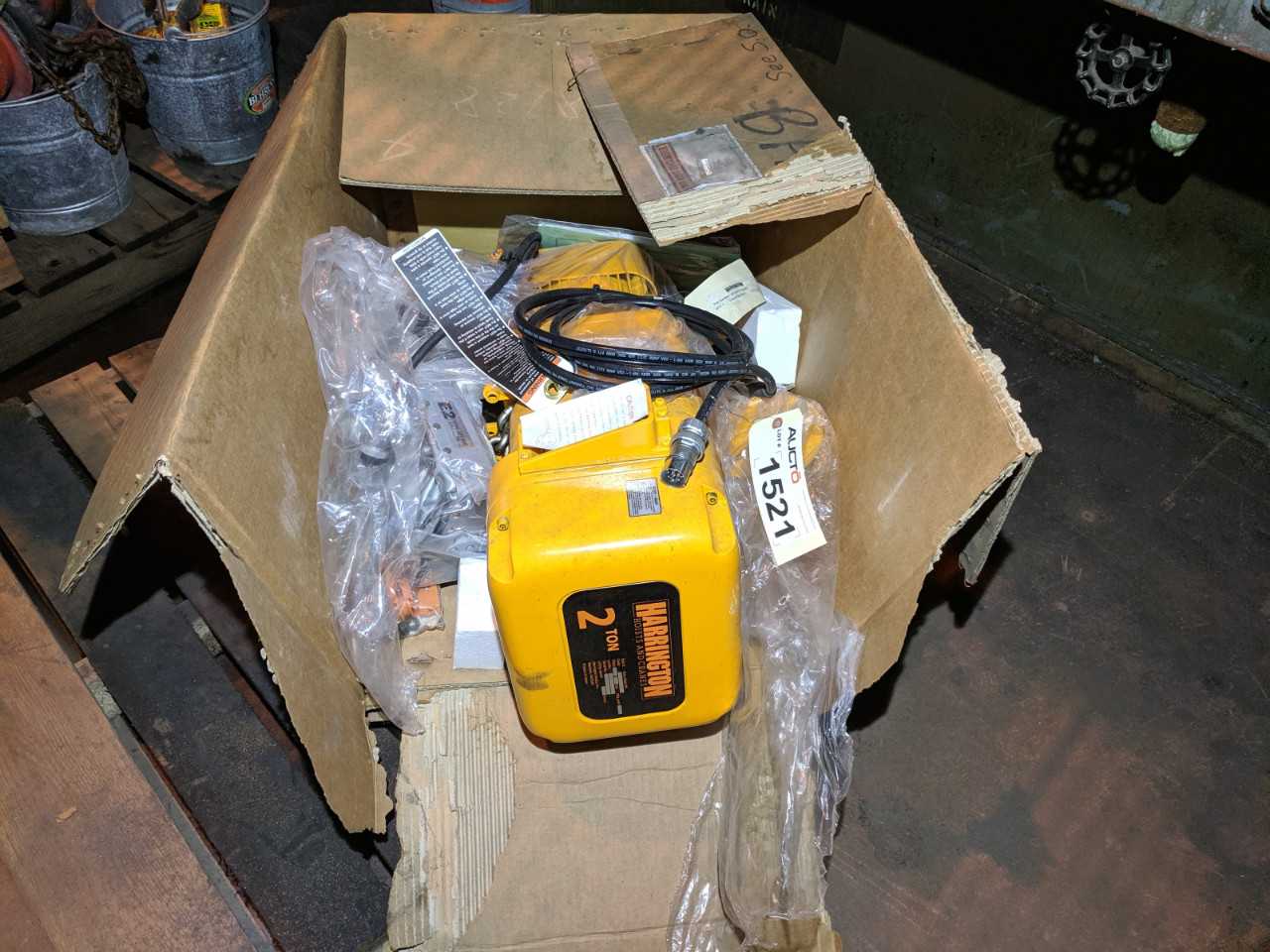 HARRINGTON NER2020L ELECTRIC CHAIN HOIST 2TON 230/460V - LIFTING EQUIPMENT
