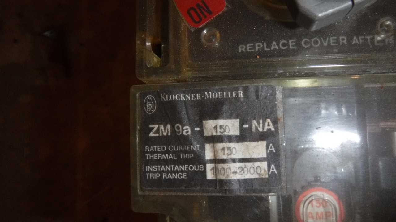 150 Amp Klockner-Moeller Circuit Breaker in Enclosure - ELECTRICAL COMPONENTS