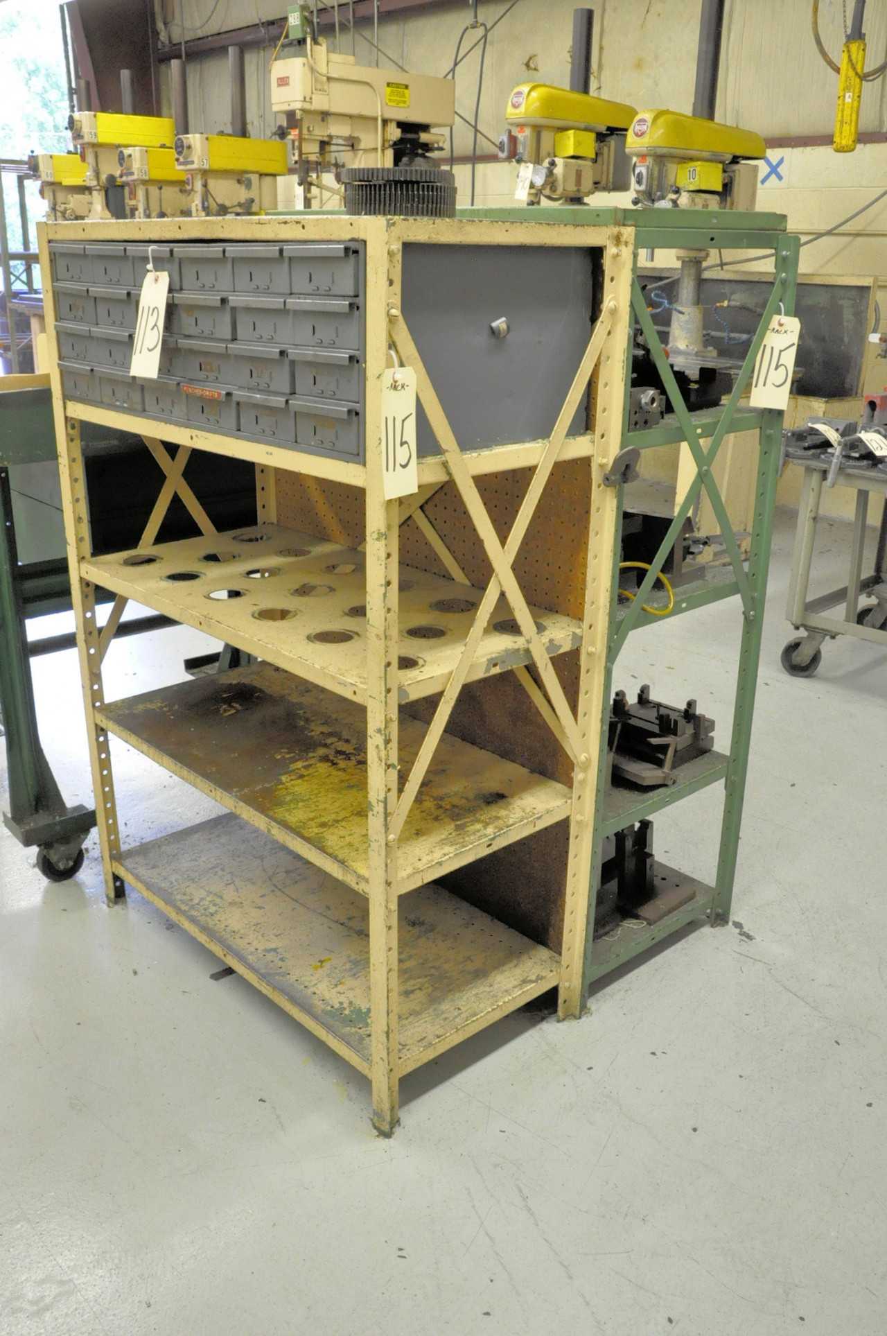 Lot-(2) Sections Shelving 58"H X 38"W X 18"D, (Contents Not - SHELVING