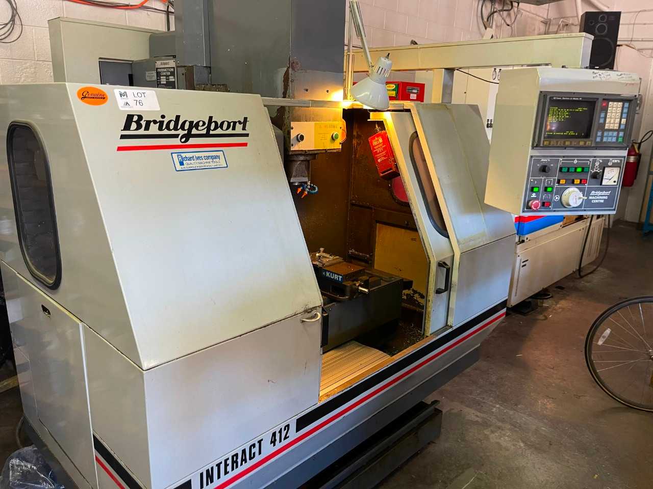 Bridgeport Interact 412 CNC Vertical Machining Center - CNC MACHINING CENTERS
