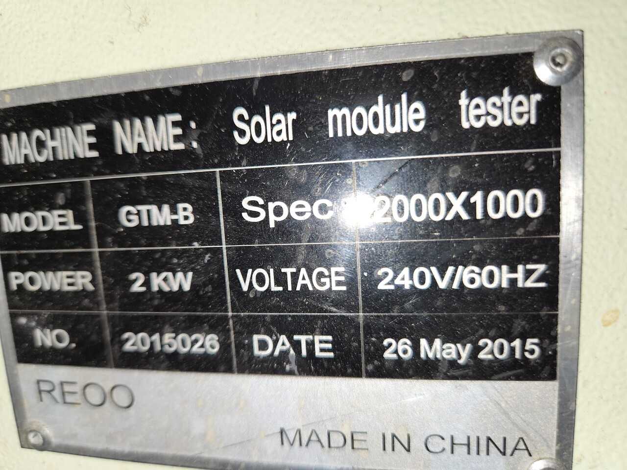 REOO Solar Module Panel Tester - INDUSTRIAL PARTS