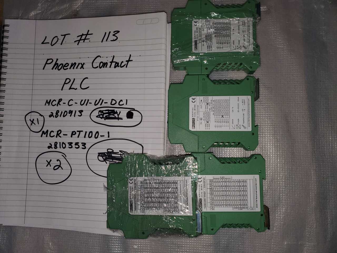 PHOENIX CONTACT MCR-C-UI-UI-DCI - MCR-PT100-I - ELECTRICAL COMPONENTS