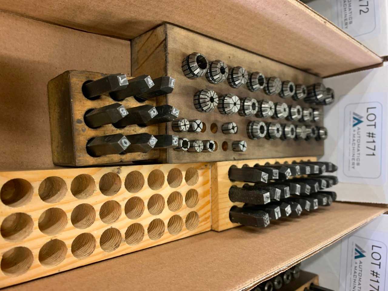 ER 16 Collet Set (Incomplete) & Punching Stamps - ELECTRIC POWER TOOLS ER 16 Collet Set (Incomplete) & Punching Stamps - ELECTRIC POWER TOOLS