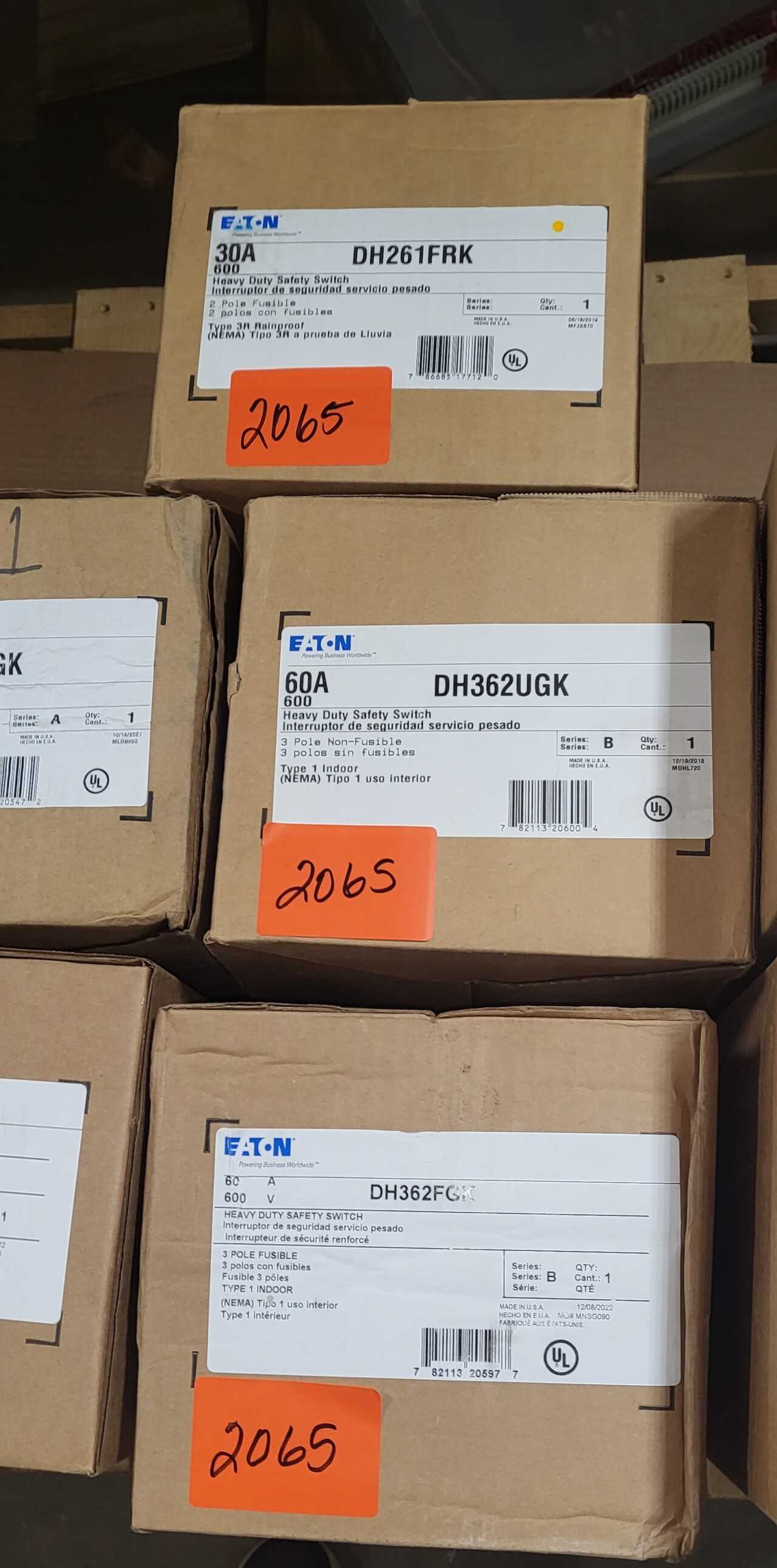 NEW SURPLUS SAFETY SWITCHES - MISCELLANEOUS