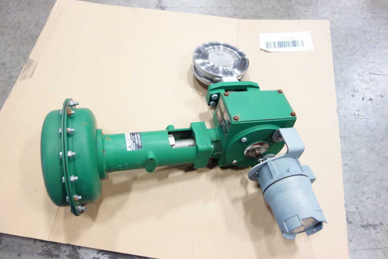 EMERSON FISHER ROSEMOUNT 6" BUTTERFLY VALVE WITH ACTUATOR - INSTRUMENTATION