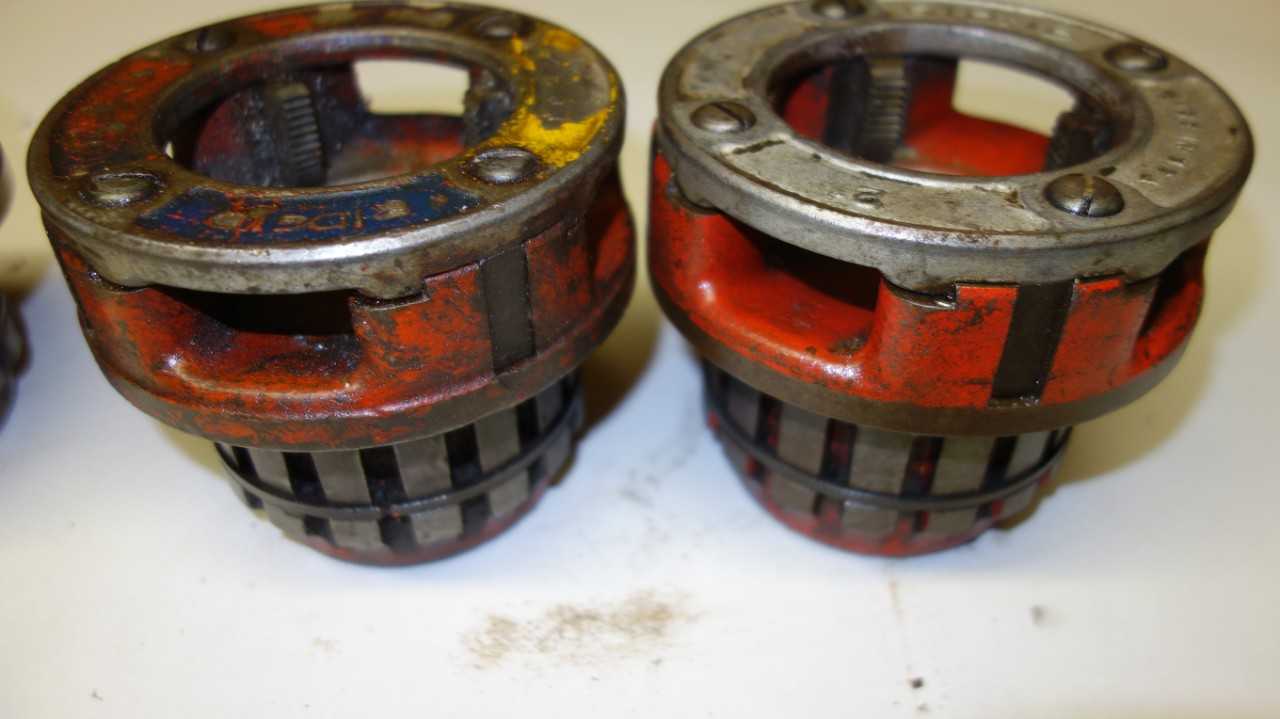 LOT OF 2 RIDGID 2 IN DIE HEADS - ELECTRIC POWER TOOLS