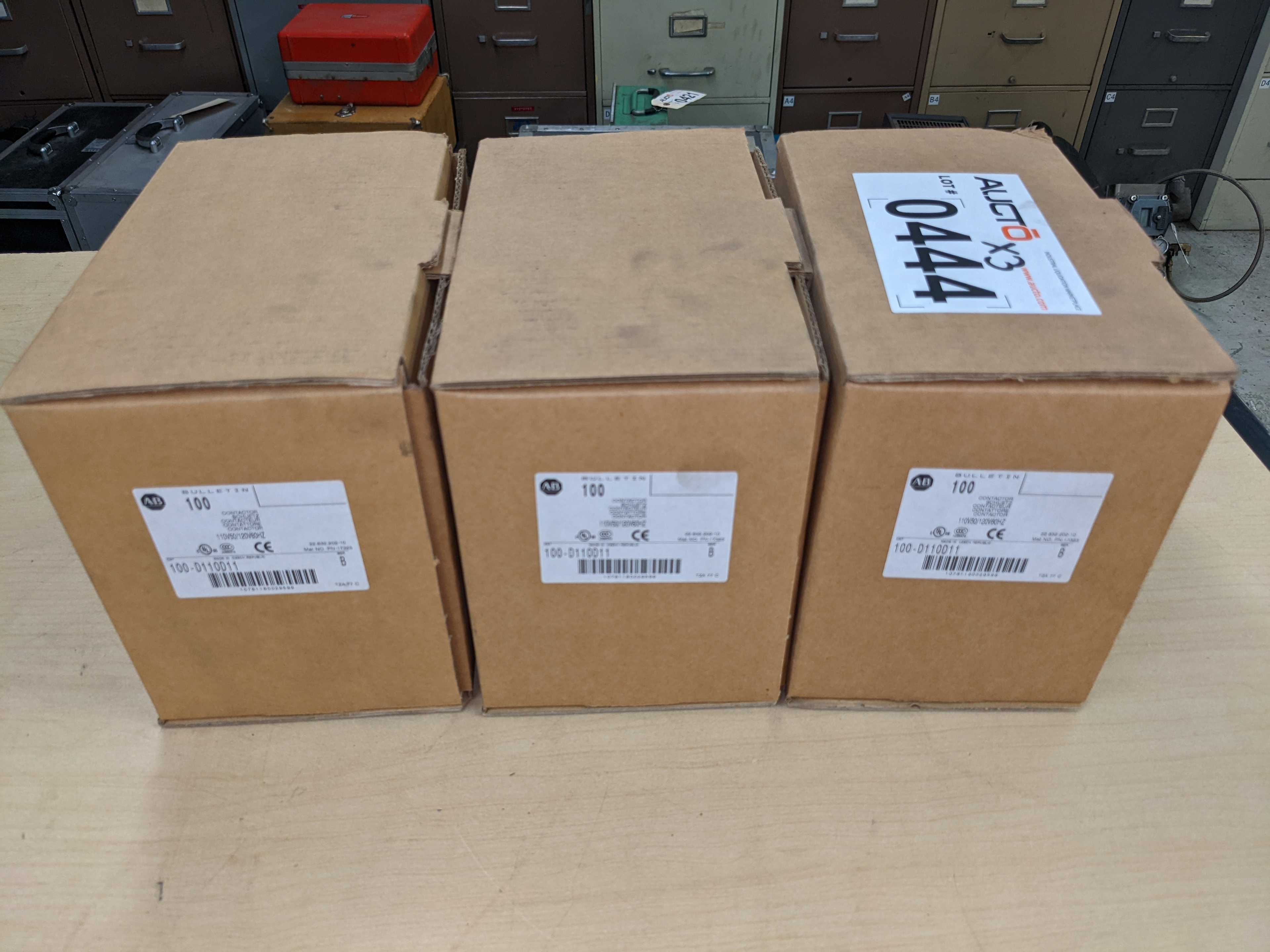 LOT OF THREE CONTACTORS - CONTACTORS
