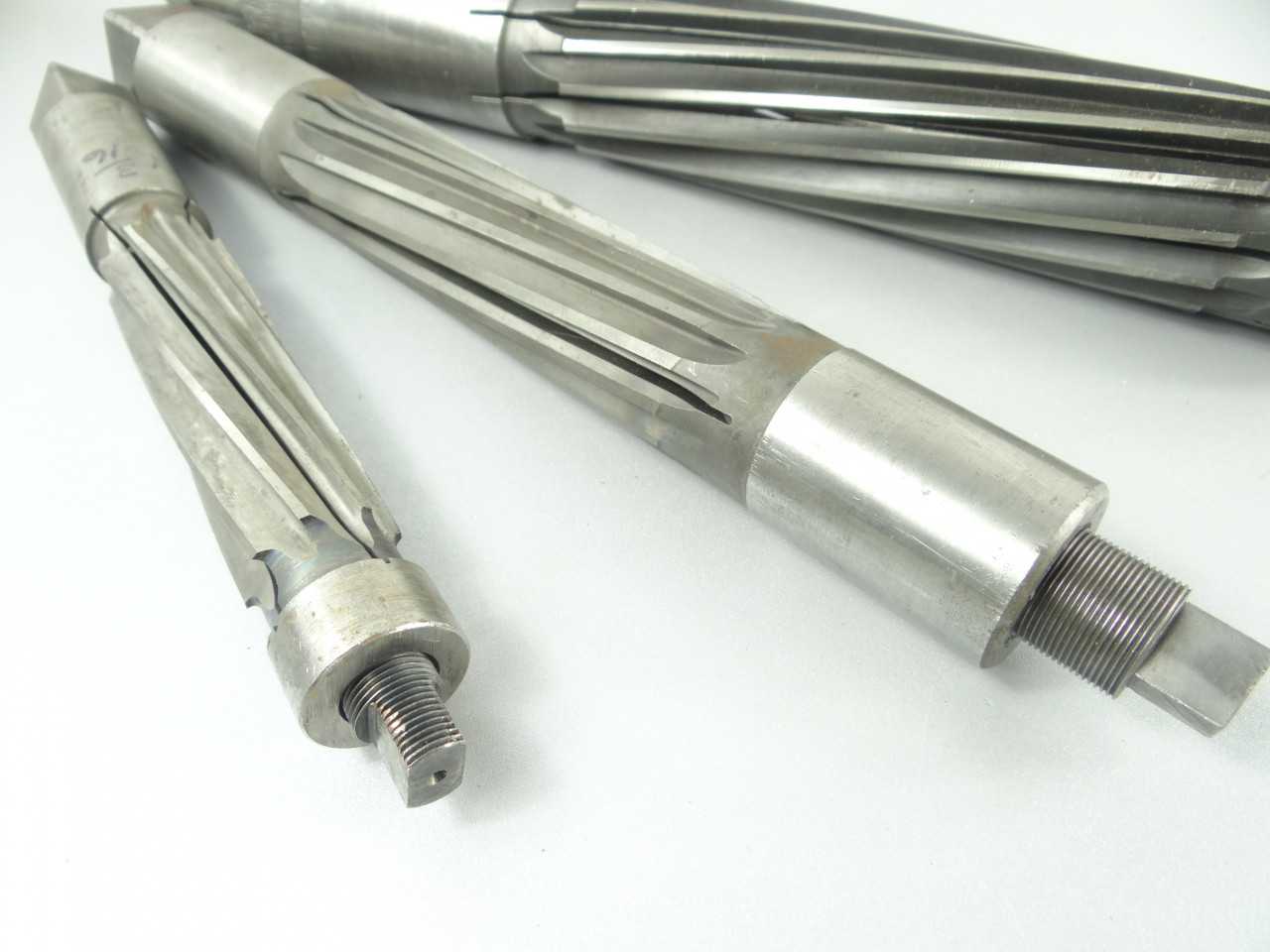 Lot of 3 HSS Hand Expansion Reamers - MACHINING ACCESSORIES & TOOLING
