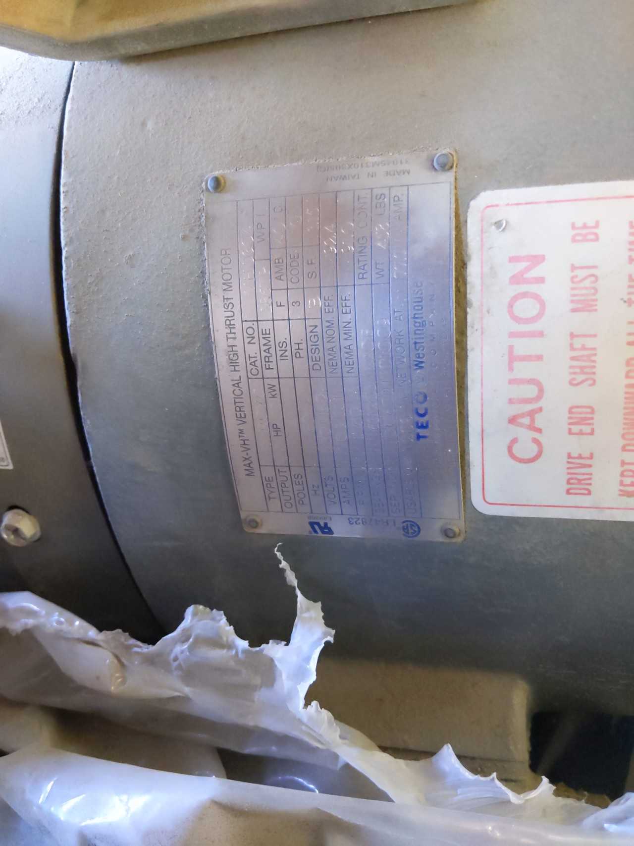 Teco Westinghouse Electric Motor - ELECTRIC MOTORS