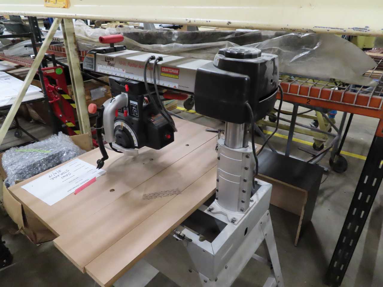 Craftsman Radial Arm Saw with Lasertrac; Model 315 2201 - METAL SAWS