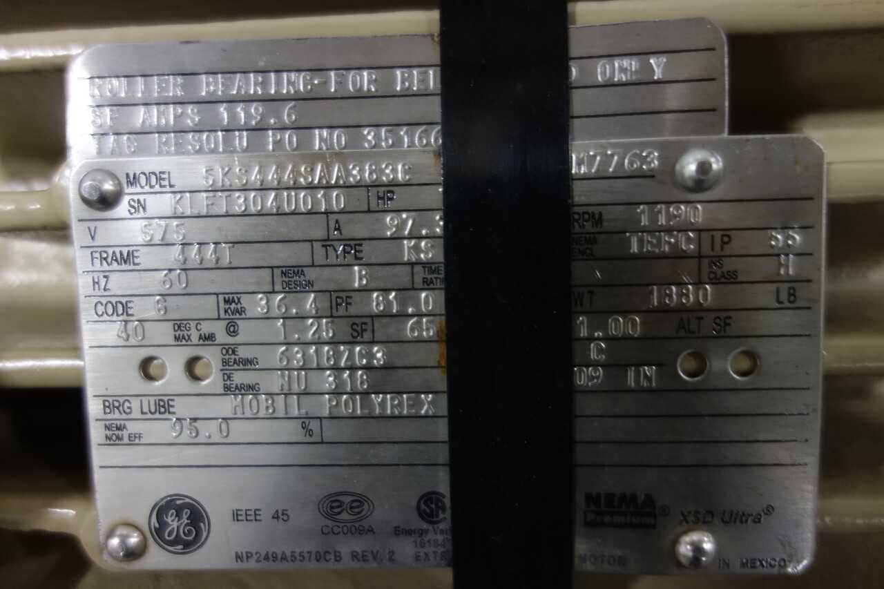 GENERAL ELECTRIC GE AC MOTOR - ELECTRIC MOTORS