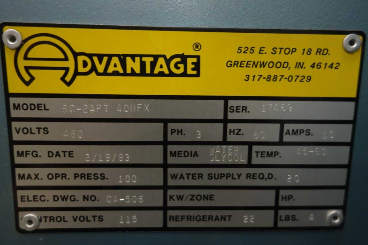 ADVANTAGE SC-2APT 40HFX PORTABLE CHILLER - CONSTRUCTION