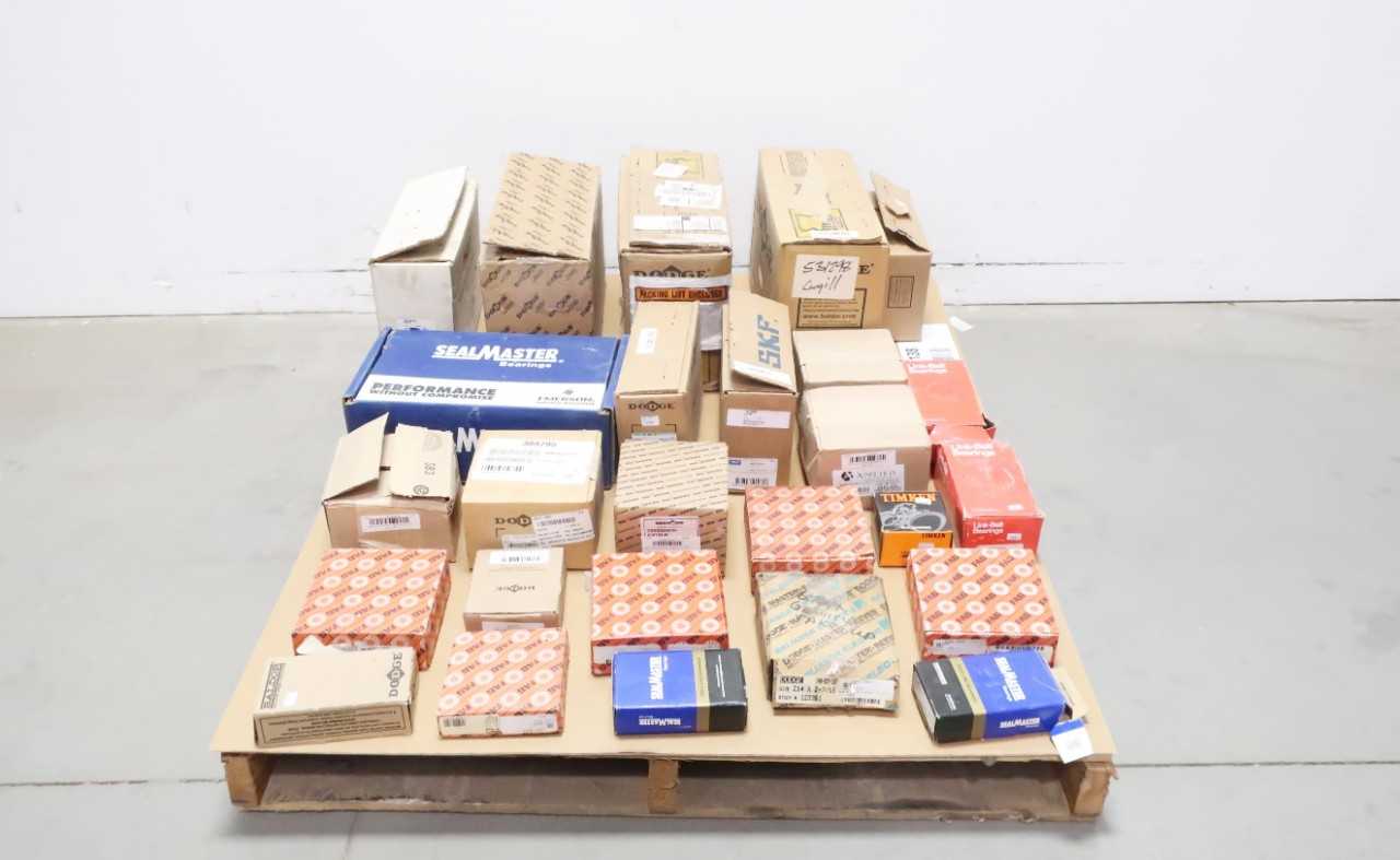 FAG, DDGE, SKF, SEALMASTER ROLLER AND PILLOW BLOCK BEARINGS - BEARINGS