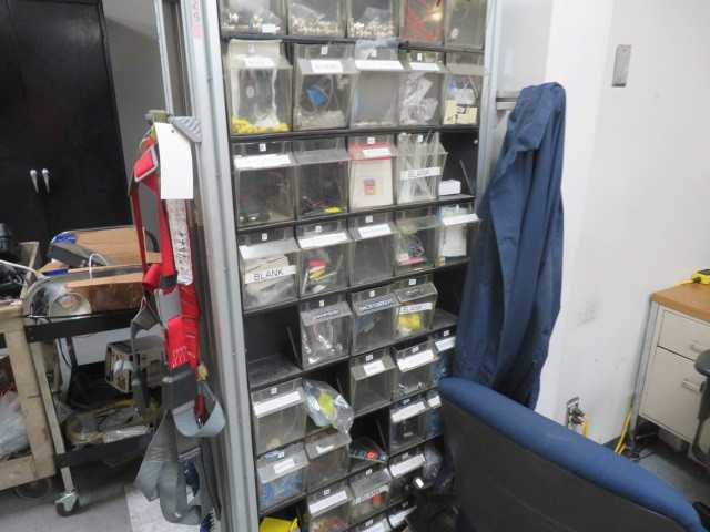 Aluminum Cart and Contents - MISCELLANEOUS