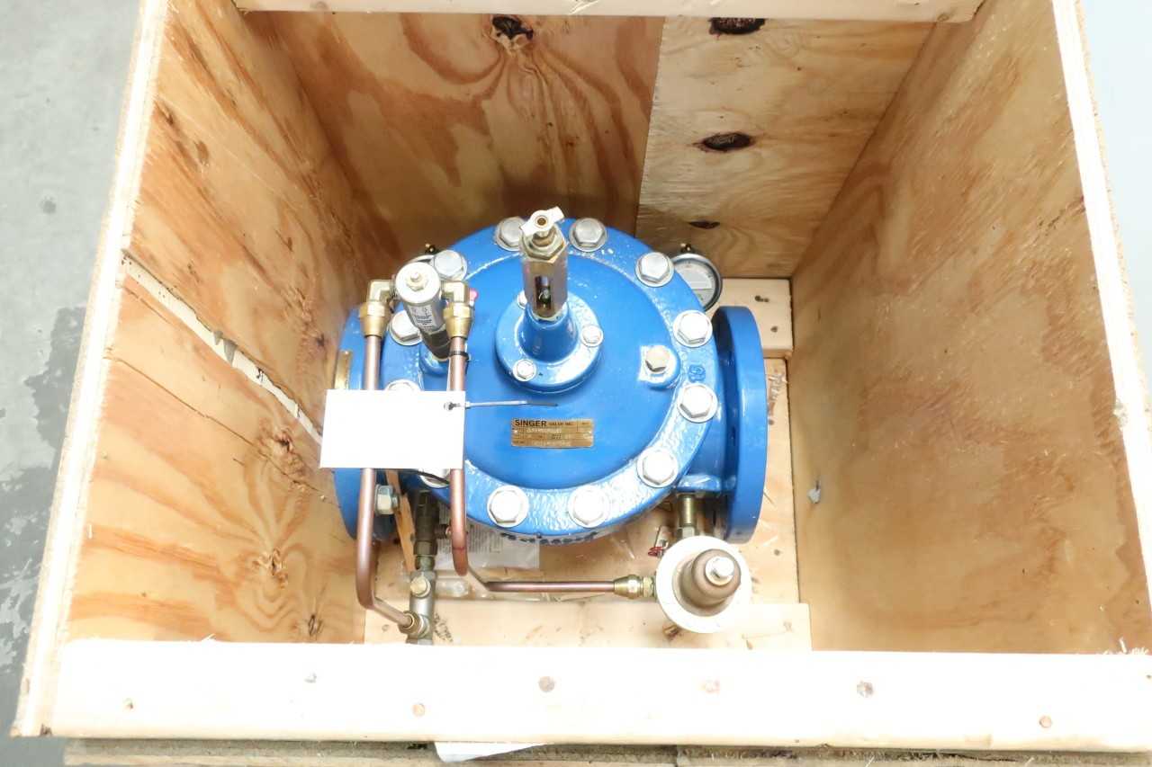 SINGER 106-PR-X107 250PSI REV E FLANGED 4IN PRESSURE REDUCING REGULATOR VALVE - PRESSURE REDUCING REGULATOR VALVE