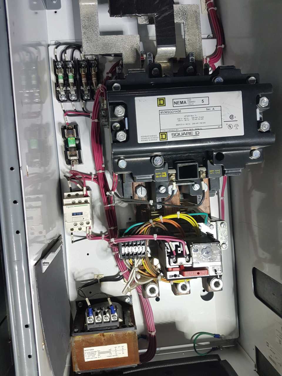 SQD Model 6 triple sections 1600A PANEL SIZE 5 STARTER - AUTOMATION & CONTROLS