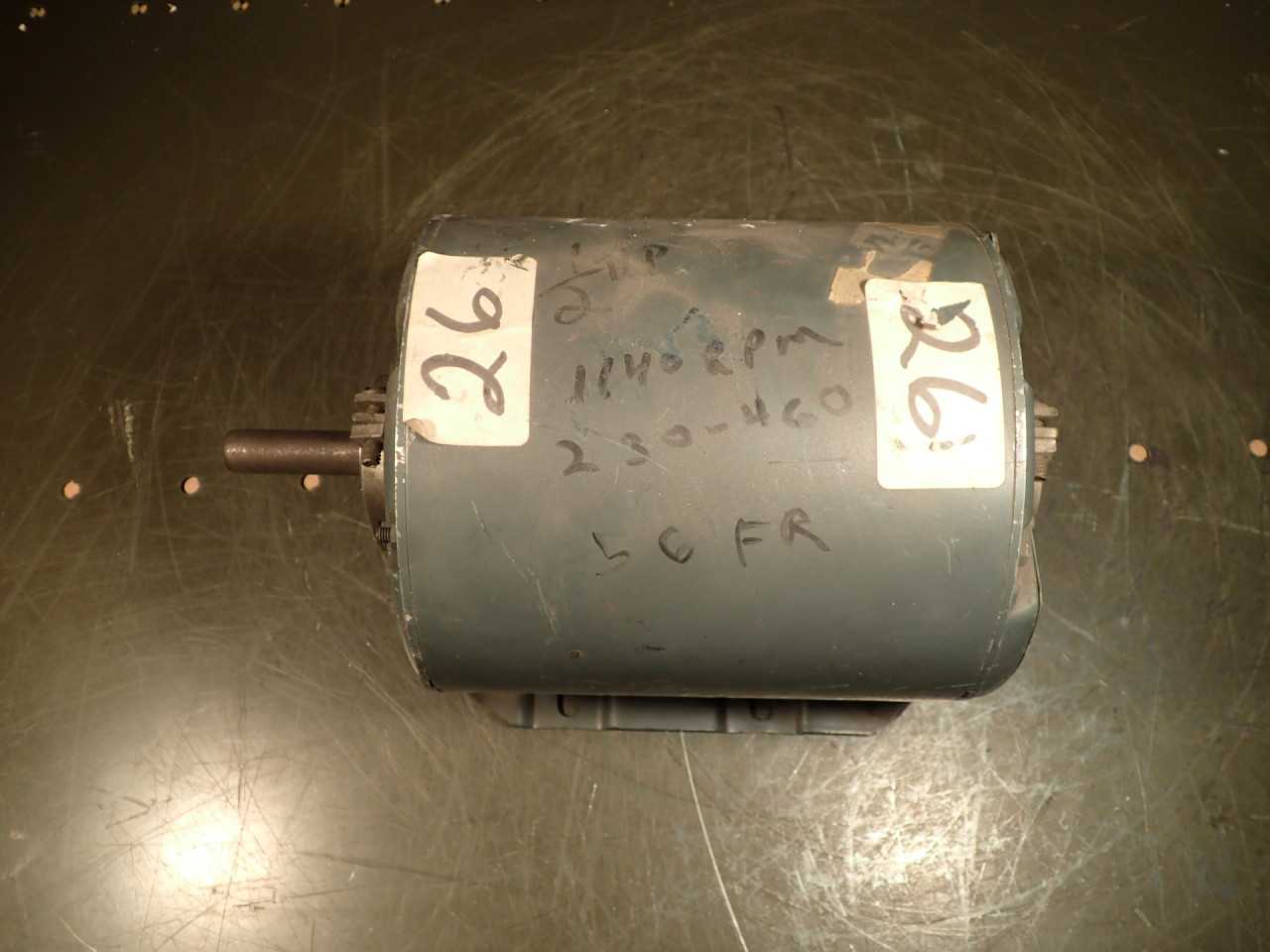 GE 5K43MG2810H K107 1/2-HP Electric Motor 1140-RPM 230/460V 3ph fr.56 5/8" Shaft - ELECTRIC MOTORS