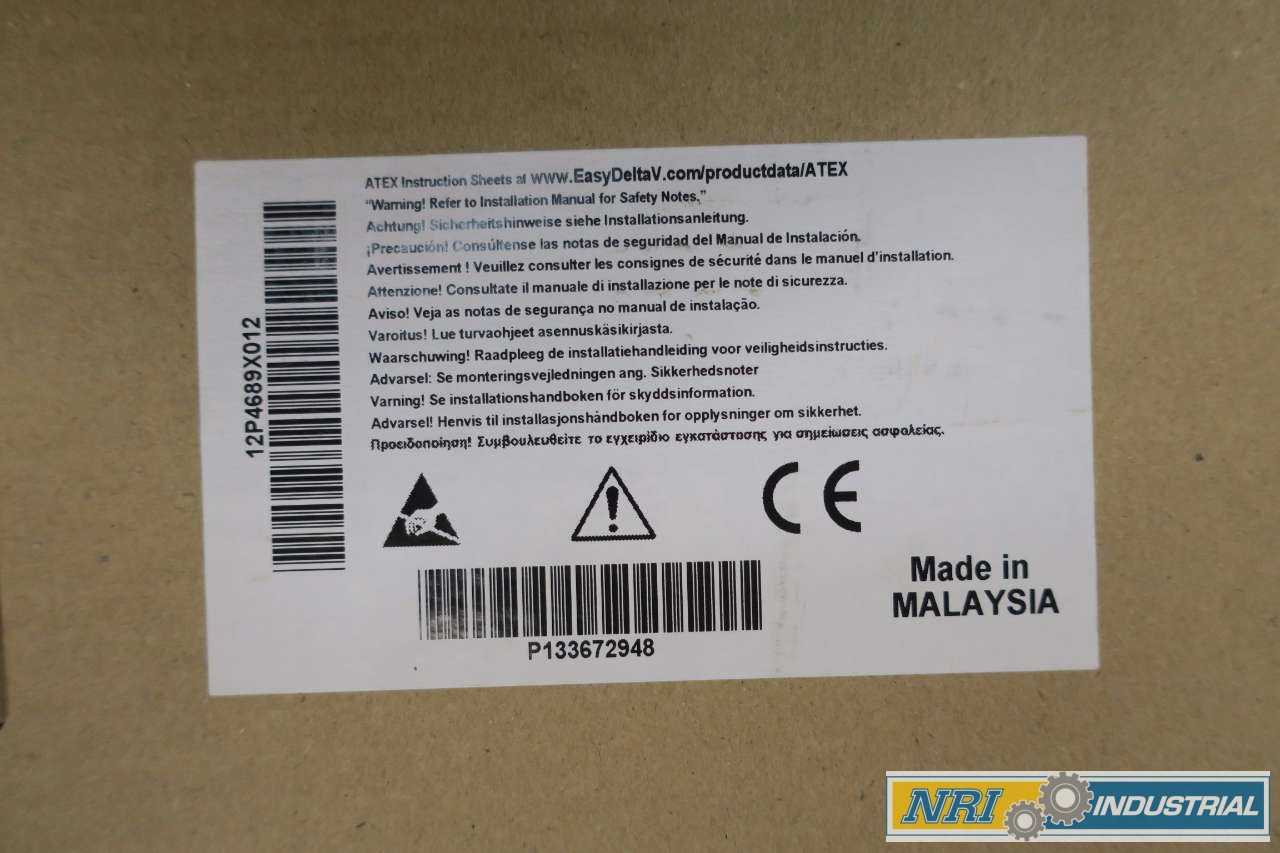 EMERSON KJ2006X1-BK1 DELTAV VIRTUAL REV D I/O MODULE - AUTOMATION & CONTROLS
