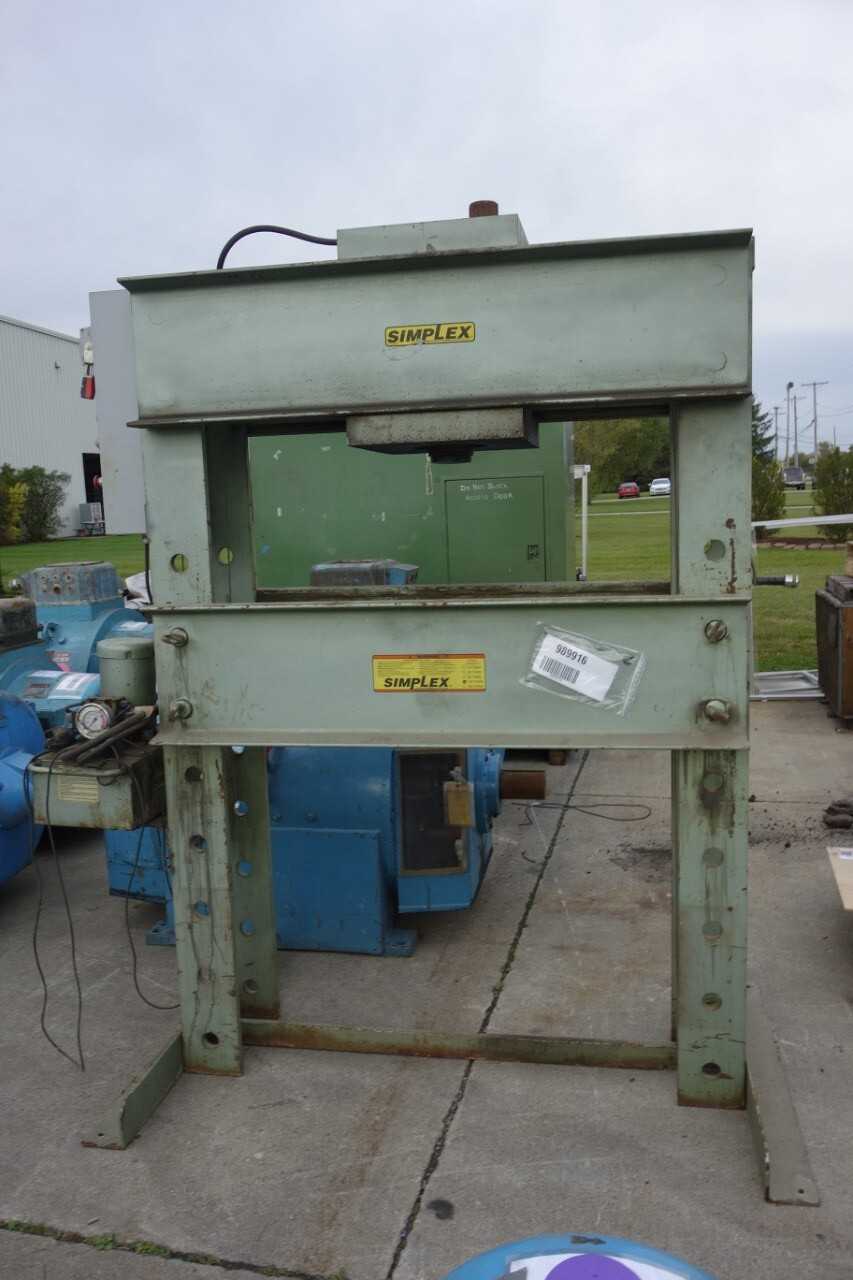 SIMPLEX HYDRAULIC H-FRAME PRESS - PRESSES