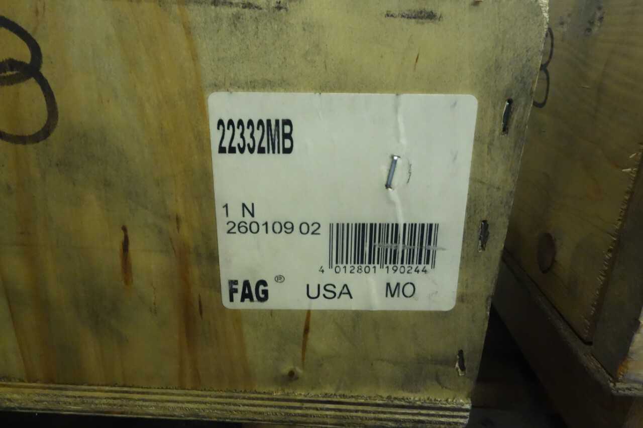LOT OF 2 FAG 22332 MB ROLLER BEARINGS - BEARINGS