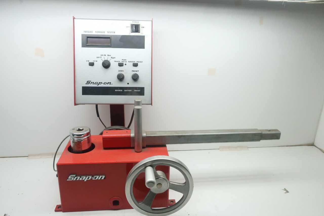 SNAP ON TORQUE TESTER TBT600 - HAND TOOLS