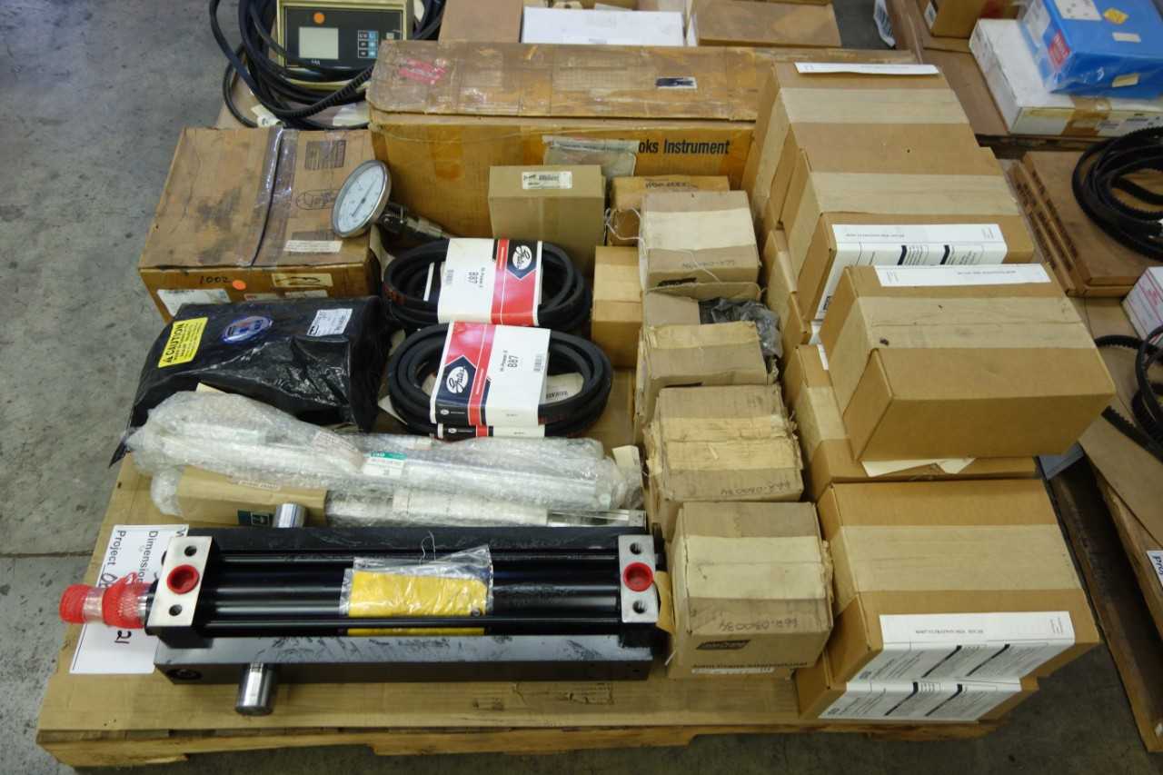 4 PALLETS OF MISCELLANEOUS INDUSTRIAL SURPLUS - ELECTRICAL COMPONENTS
