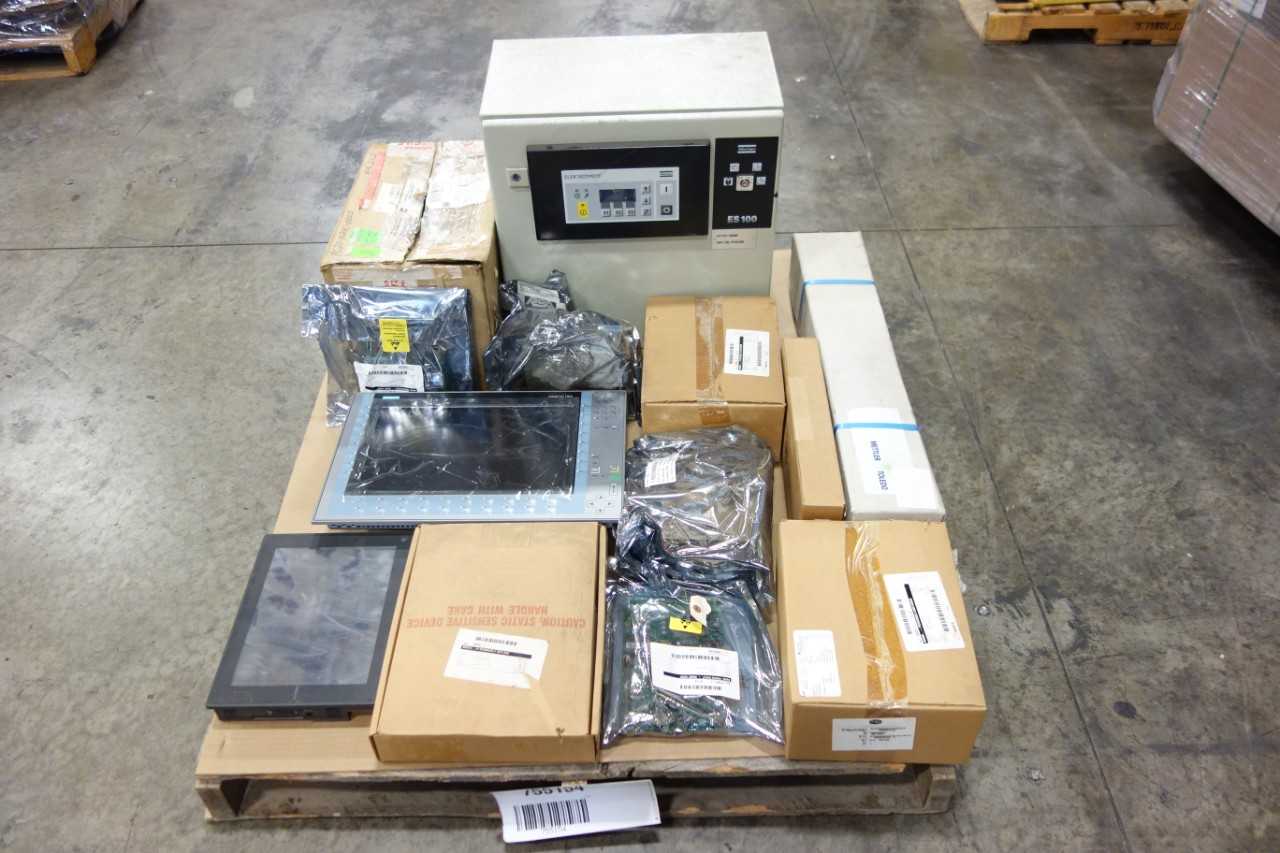 1 PALLET OF ASSORTED ELECTRICAL, FLOW SENSOR, INTERFACE PANEL, CIRCUIT BOARDS - AUTOMATION & CONTROLS