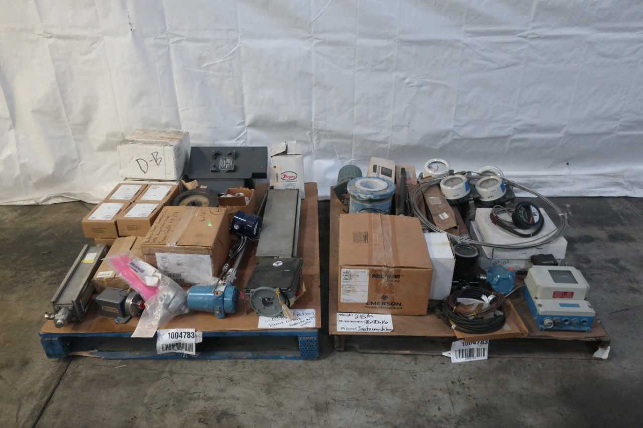 2 PALLETS OF ASSORTED INSTRUMENTATION - INSTRUMENTATION