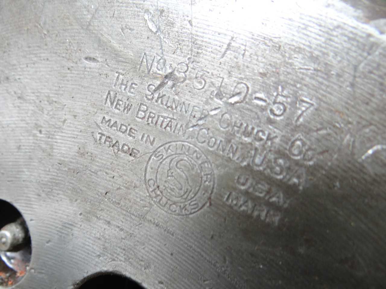 SKINNER 10 INCH LATHE CHUCK - LATHE PARTS