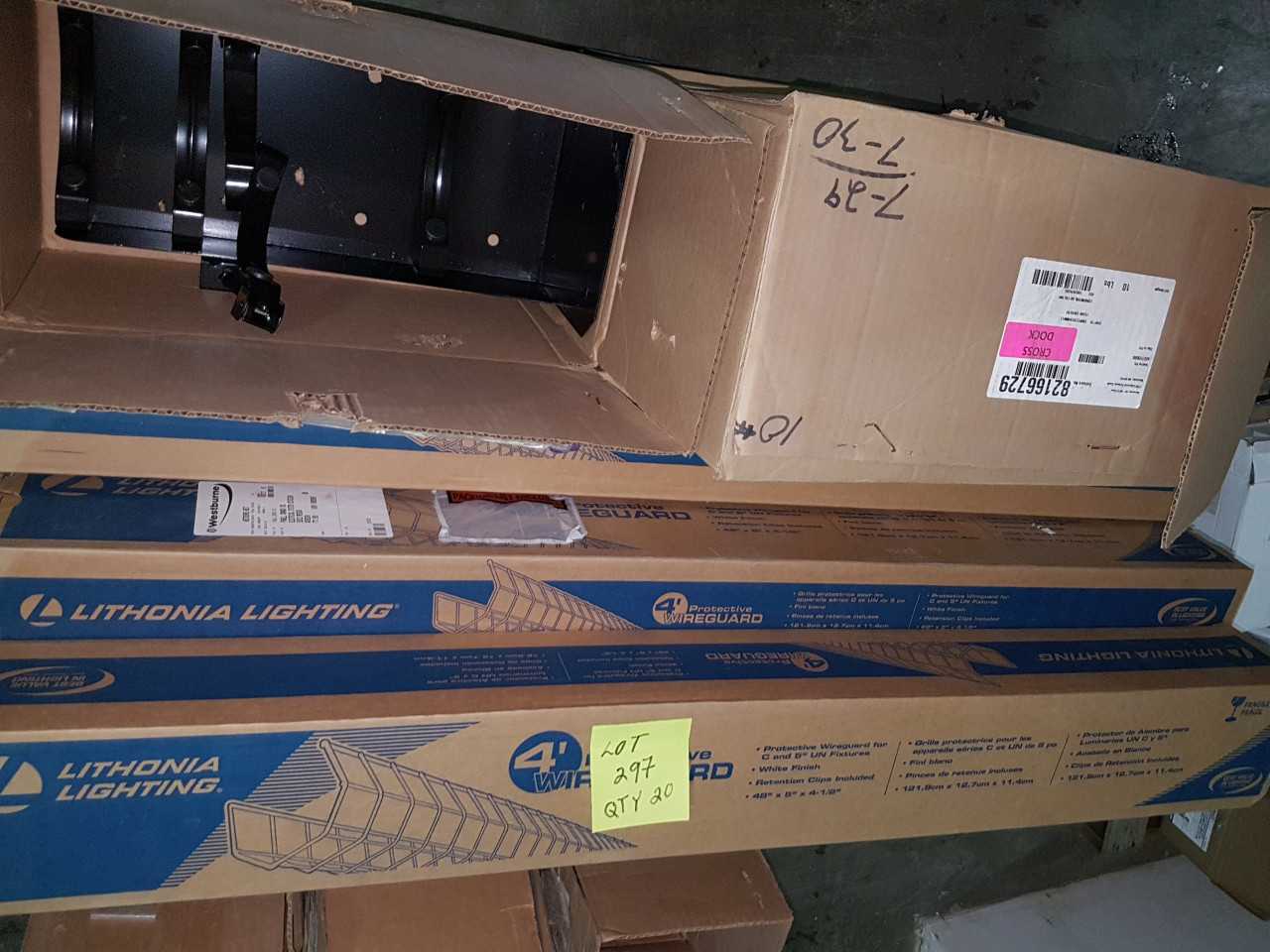 LIGHT GUARDS AND FIRE EXTINGUSHER HOLDER QTY 20 - LIGHTING