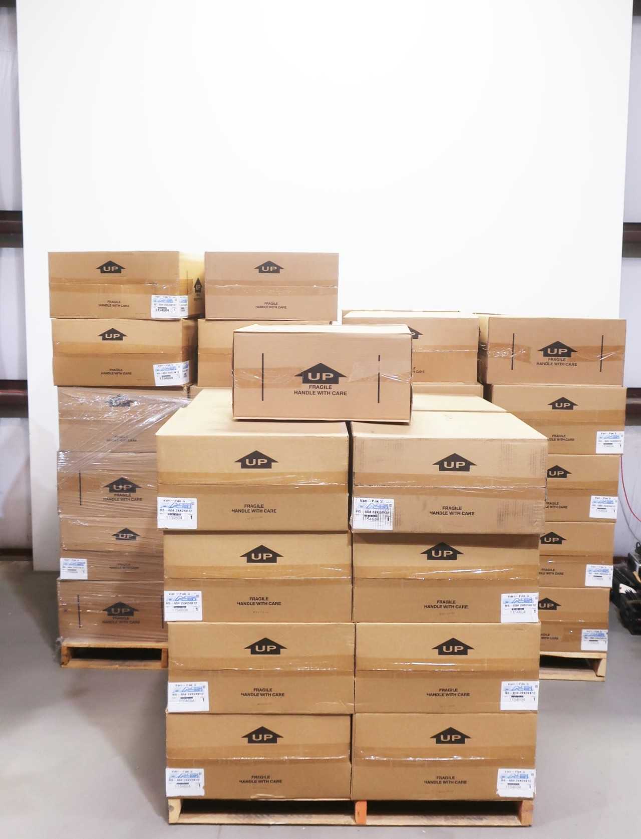 3 PALLETS OF CLARCOR RS-604 1154604 24X24X12 VARI-PAK S BOX STYLE AIR FILTER - ELECTRICAL COMPONENTS