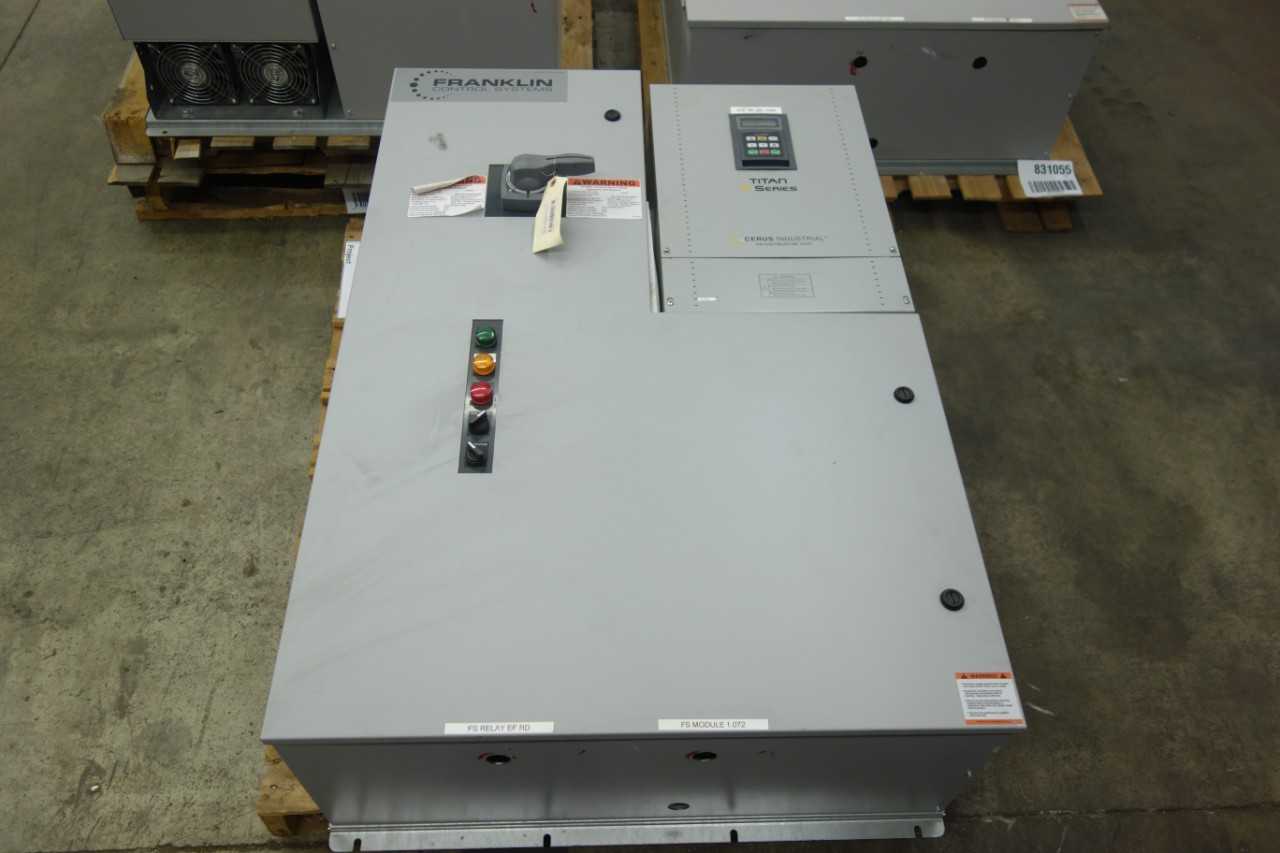 LOT OF 3 FRANKLIN CIE1-BYP100-P4/3 AC VFD DRIVES - MOTOR DRIVES