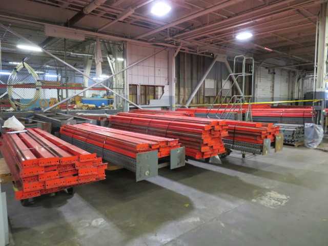 Pallet Racking, 12' Uprights, 140" Cross Sections - PALLET RACKING