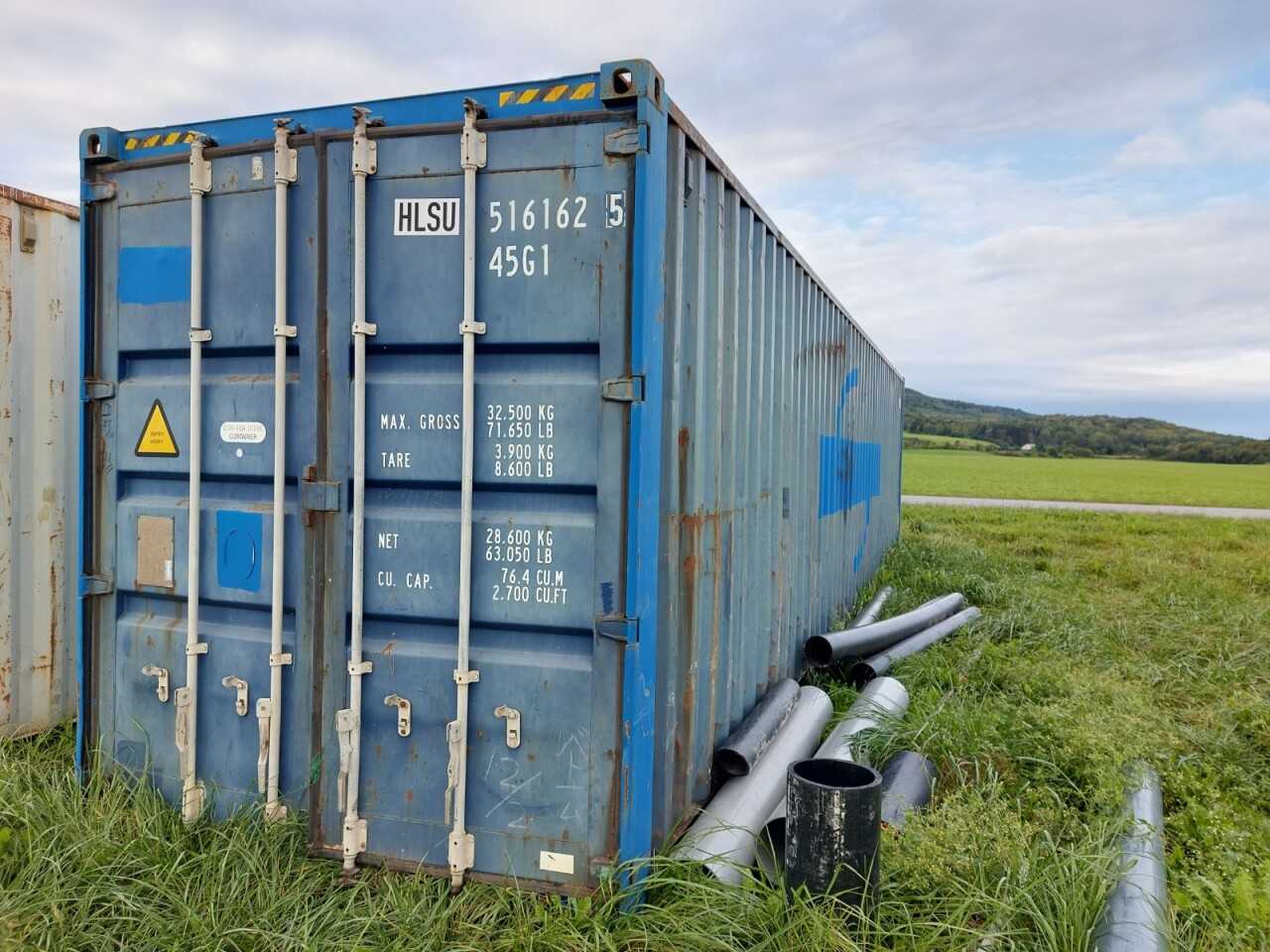 40 ft Container - Empty - INDUSTRIAL PARTS