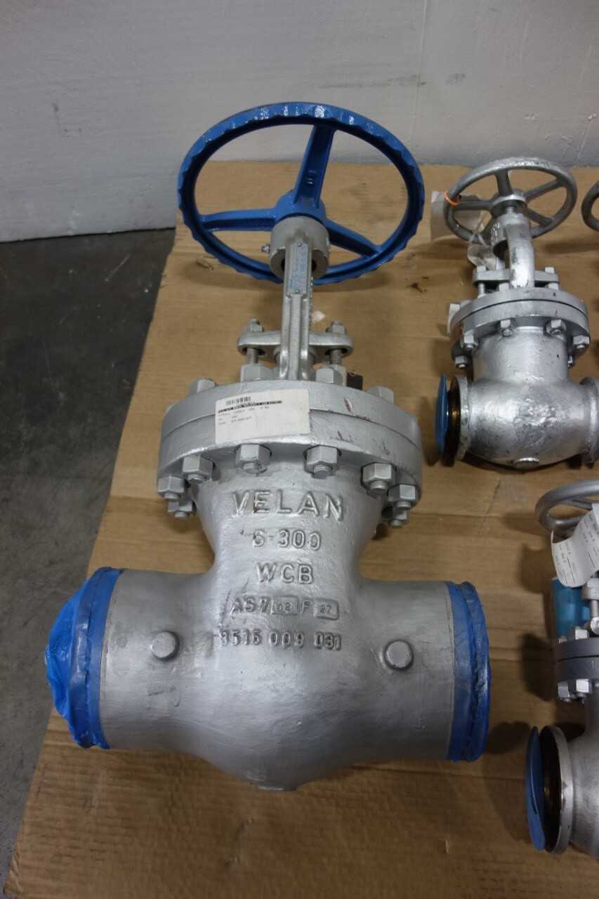LOT OF ASSORTED WEDGE GATE VALVES - VALVES