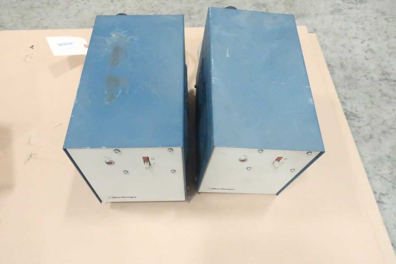 LOT OF 2 MACGREGOR DC10 MODEL POWER SUPLIES - ELECTRIC POWER TOOLS