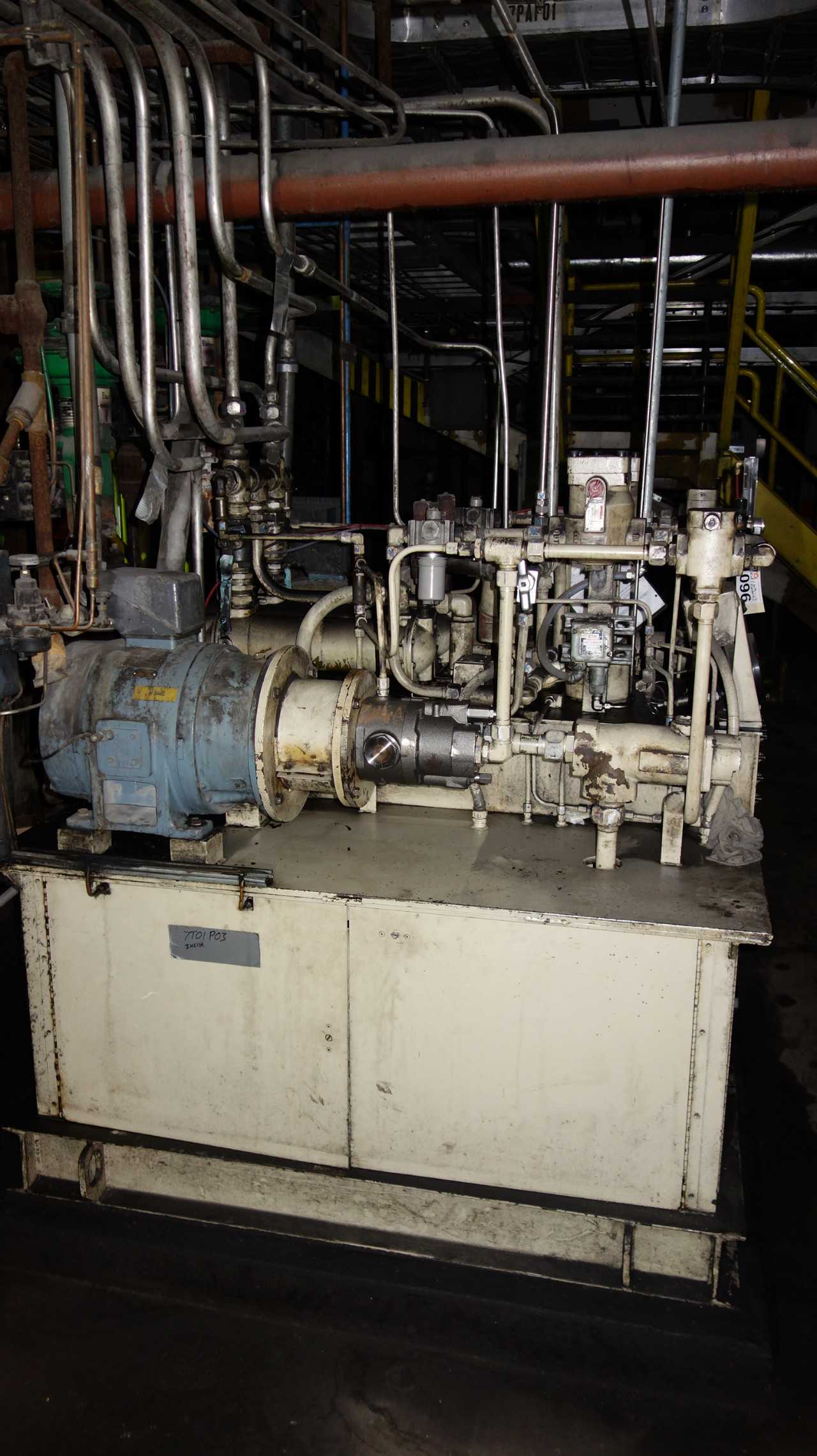 HYDRAULIC POWER UNIT WITH 2X HARTMANN PUMPS, VALVES - VALVES