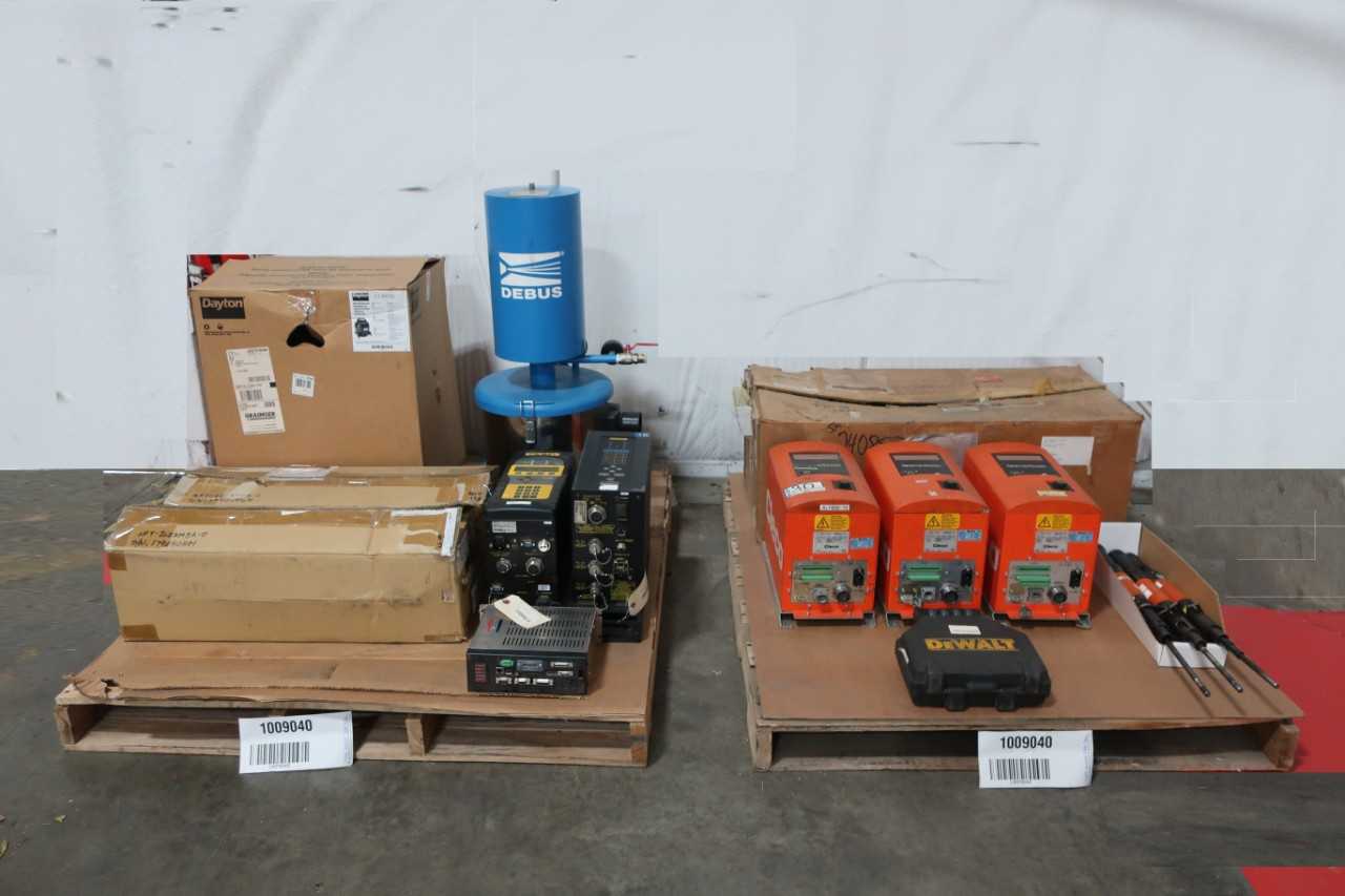 2 PALLETS ASSORTED POWER TOOLS PARTS & ACCESSORIES - ELECTRIC POWER TOOLS