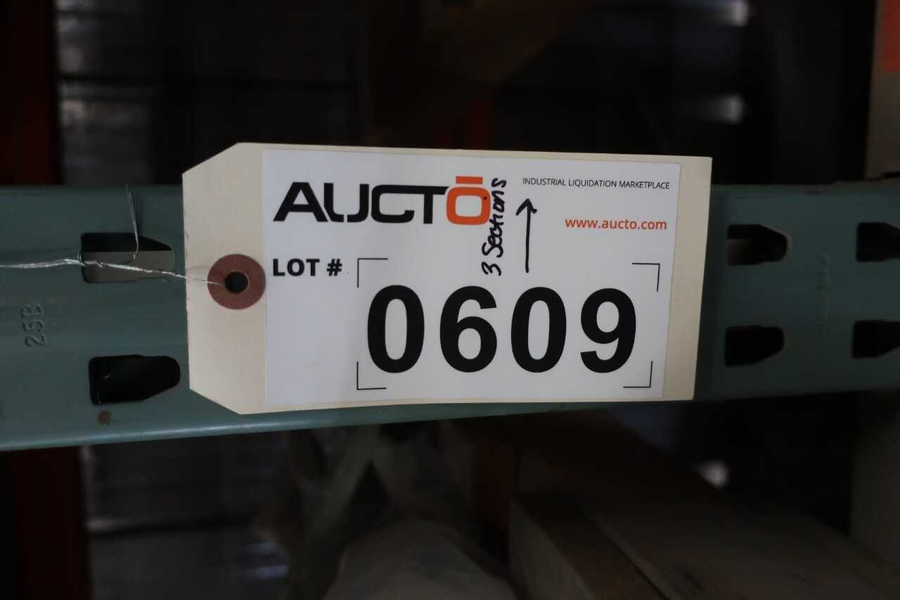 CONTENTS OF 3X SECTIONS OF PALLET RACKING, ASSORTED COAL TURBINE CONTROL REPLACEMENT PARTS, IMPELLERS, SHAFTS, SPRINGS, SEALS, SPROCKETS, THRUST BEARINGS - INDUSTRIAL PARTS