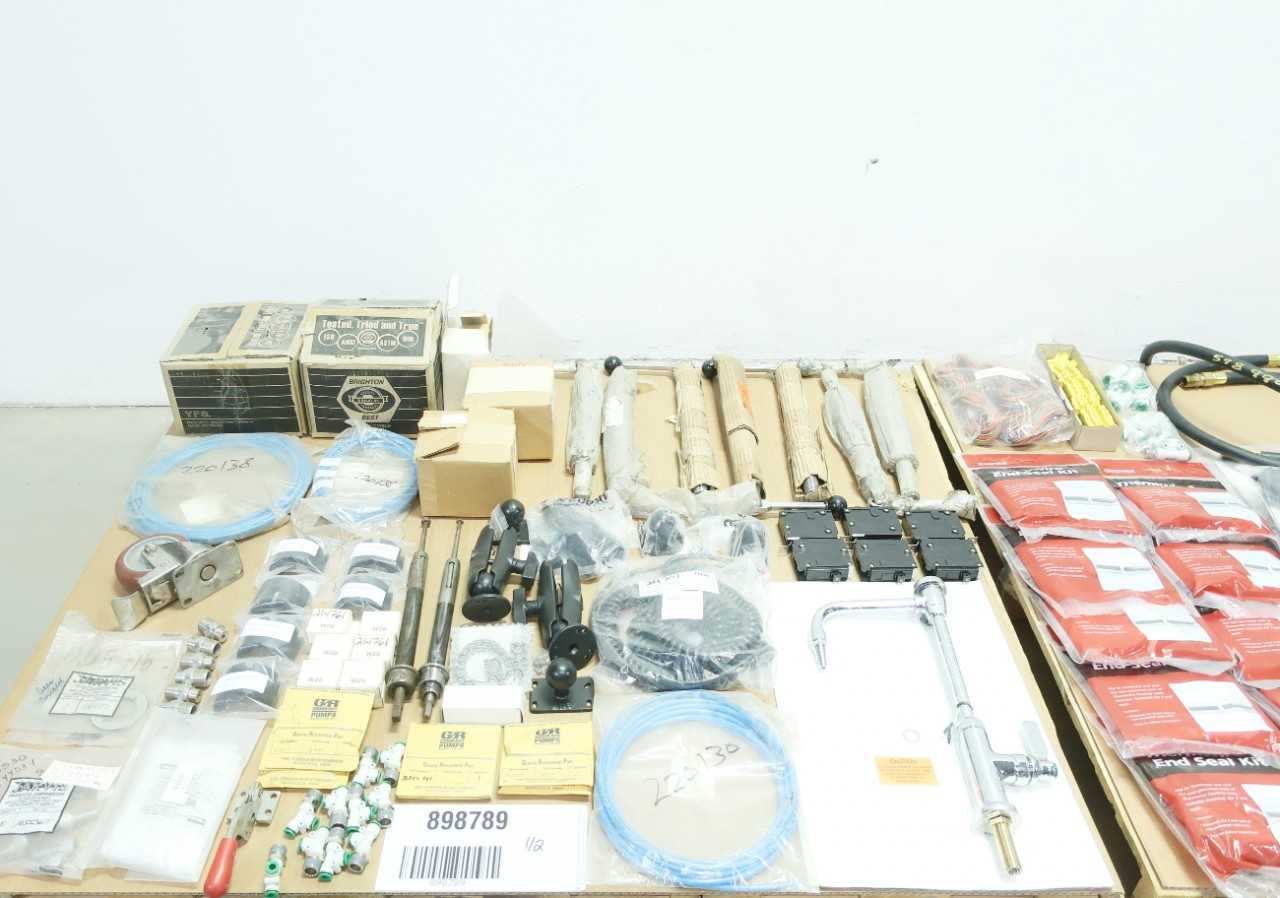 2 PALLETS OF ASSORTED FAUCET, DISTRIBUTOR CABLE, CIRCUIT BREAKER, TEMPERATURE GAUGE, BRASS FITTINGS, CONTROL VALVE - CONTROL VALVE