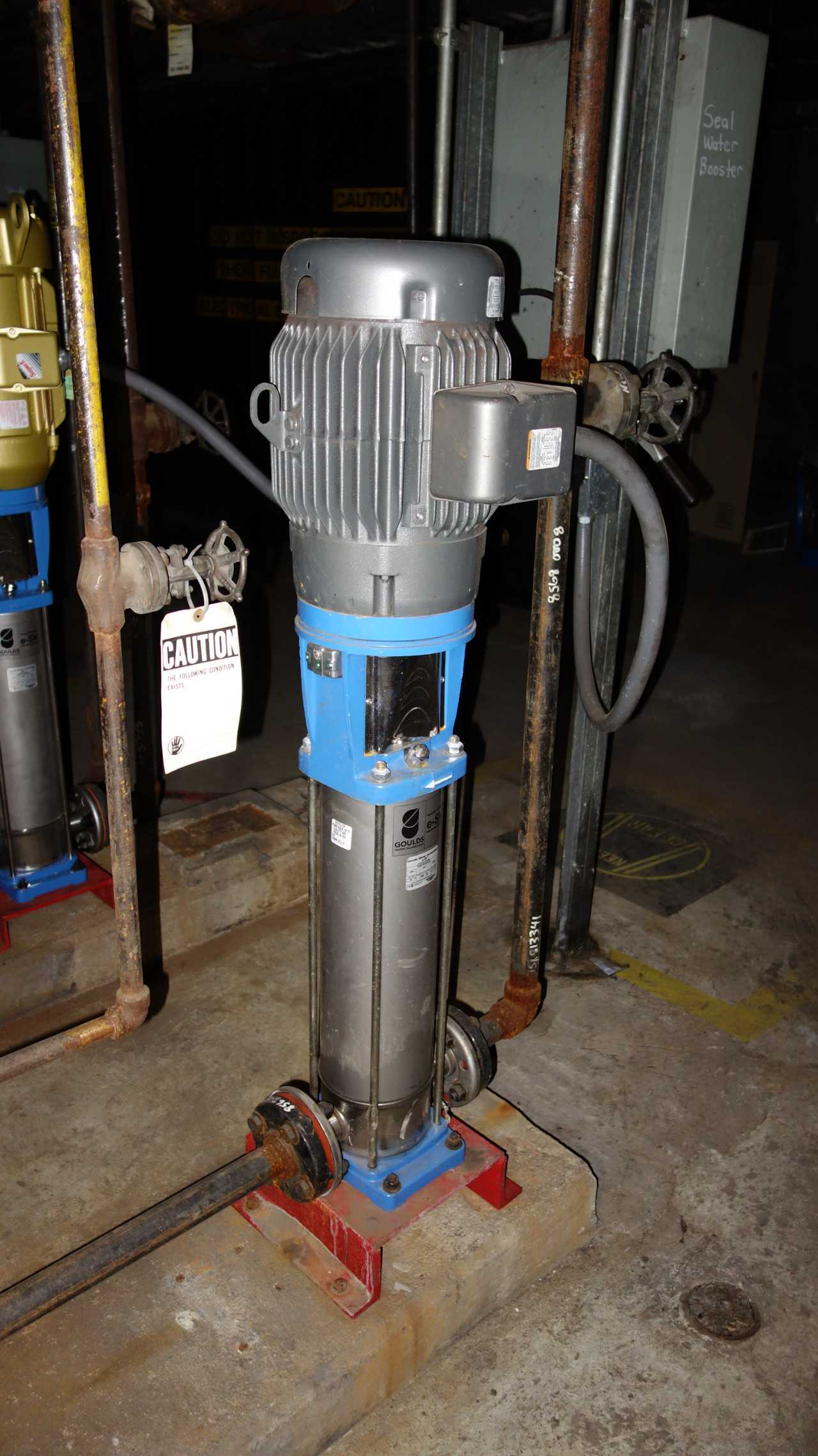 LOT OF 2 GOULDS ES-V 2IN MULTISTAGE PUMPS 15HP MOTOR - ELECTRIC MOTORS