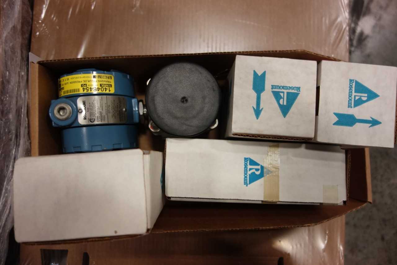 1 LOT OF ASSORTED PRESSURE TRANSMITTERS- ROSEMOUNT - INSTRUMENTATION