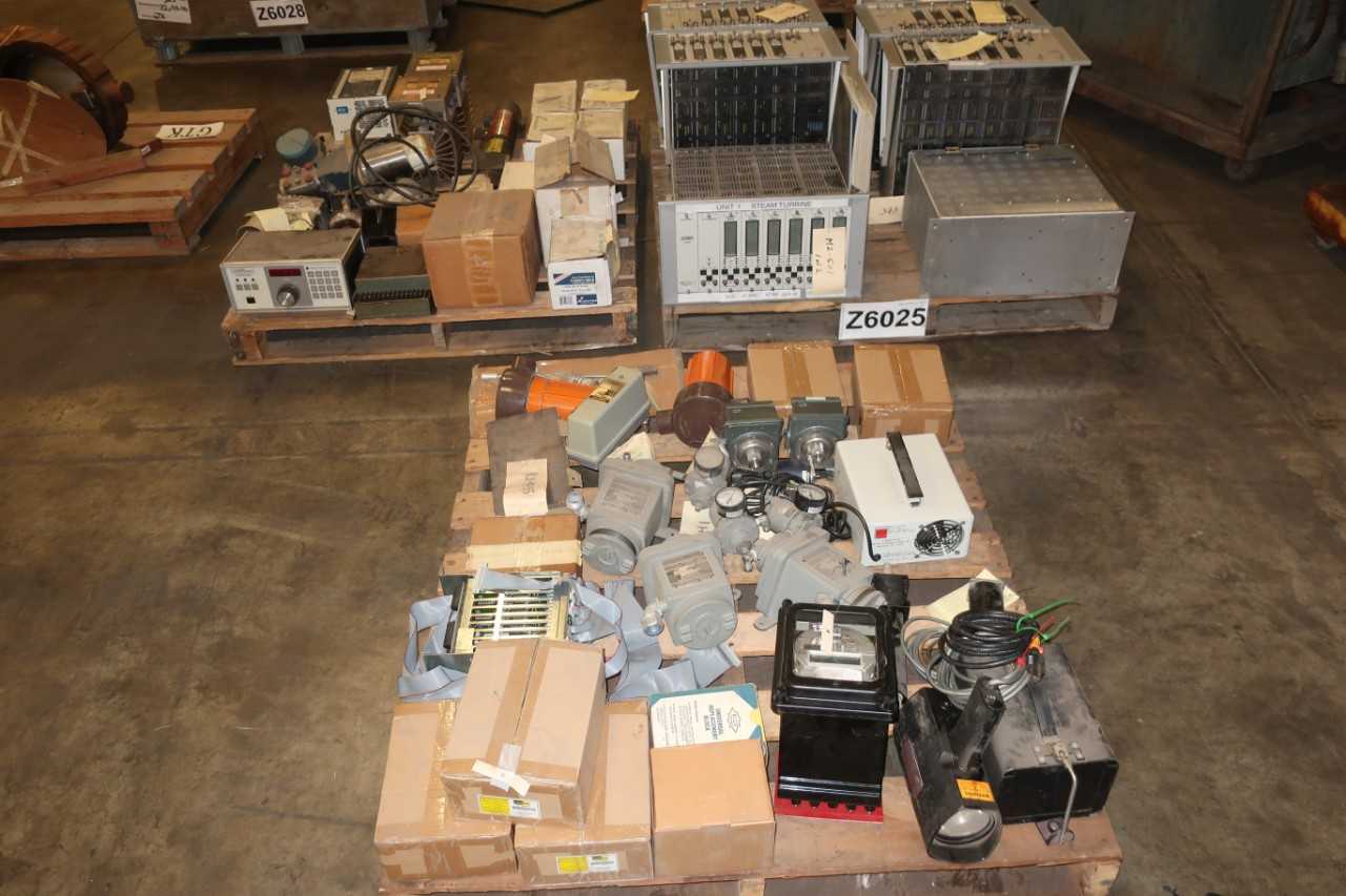 3 PALLETS OF ASSORTED ELECTRICAL EQUIPMENT - ELECTRICAL COMPONENTS