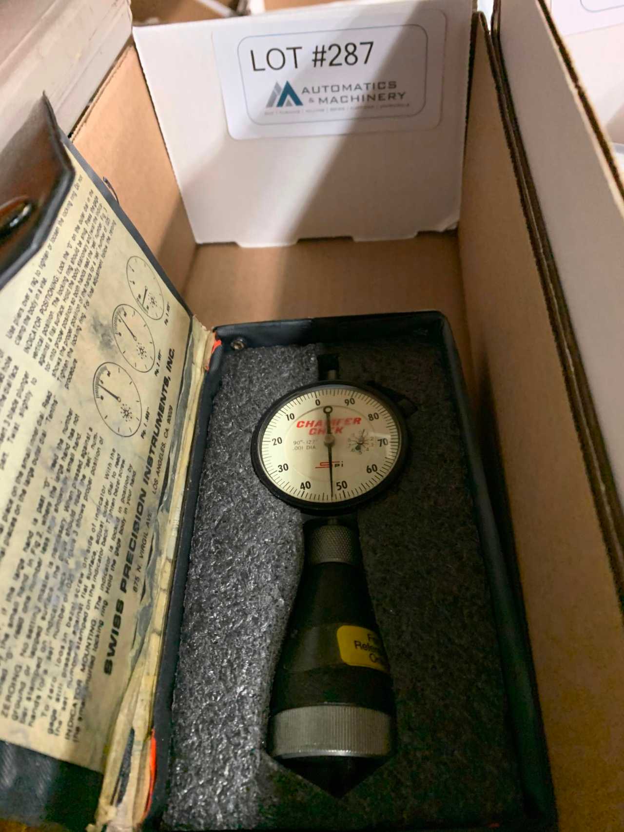Swiss Precision Instruments Chamfer Gage - ELECTRIC POWER TOOLS