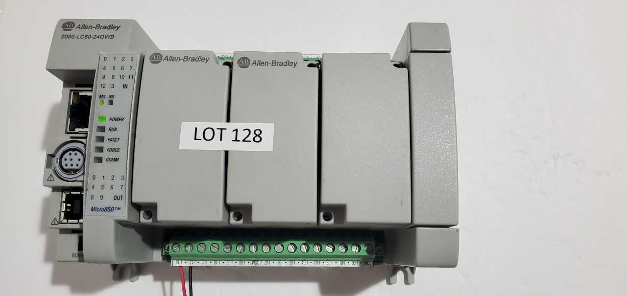 Allen Bradley Micro 850 2080-LC50-24QWB PLC - AUTOMATION & CONTROLS