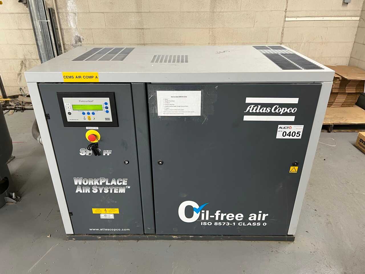 Atlas Copco SF8 rotary scroll air compressor - AIR COMPRESSORS