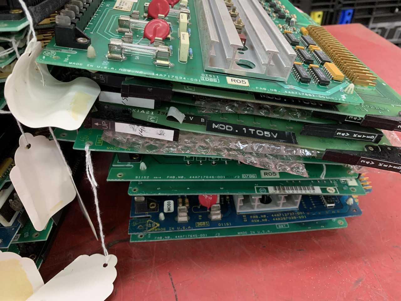 LOT OF USED CIRCUIT BOARDS GENERAL ELECTRIC - MISCELLANEOUS