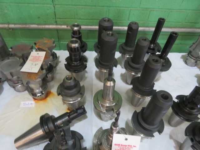 23	Various CAT50 Tools with Tool Holders   lot - MISCELLANEOUS